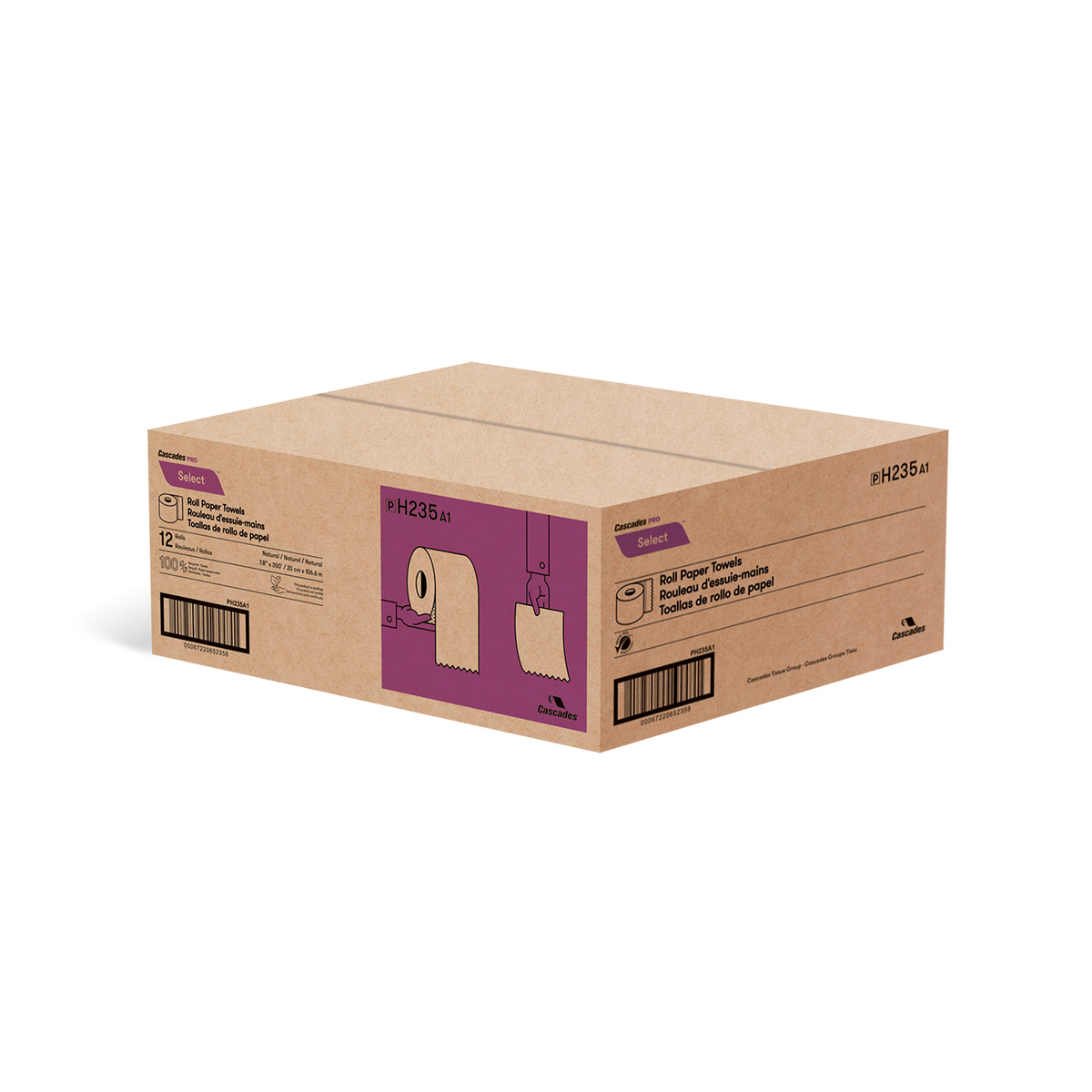 Cascades H235 Paper Towel 350 ft - Wipeco, Inc.