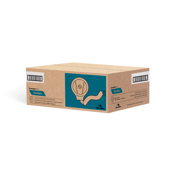 Cascades C259 Jumbo Toilet Paper Dispenser Single Roll Wipeco, Inc.