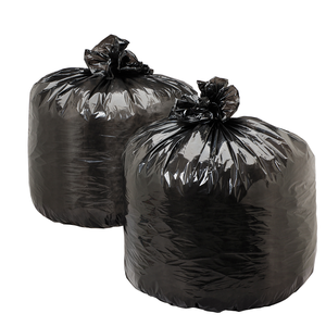 Commercial trash bags 33 gallon 24x32 .3 mil regualar strength case of 500