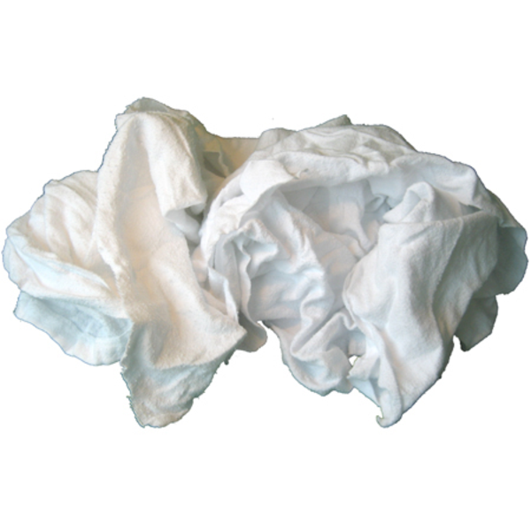 White Flannel Rags 50 lb box - Wipeco, Inc.